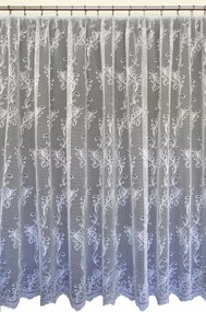 Mg Függöny jacquard 637/7 Fehér 330X200 cm Kész G Szalaggal