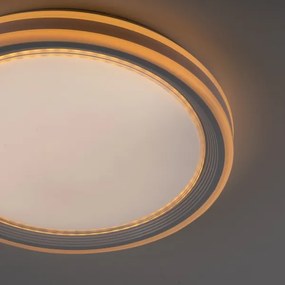 Leuchten Direkt 15154-16-LED RGB Dimmelhető mennyezeti lámpa EDGING 39W/230V + távirányító