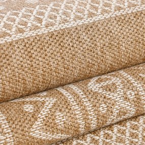 Natúr színű kültéri szőnyeg 80x150 cm Dhaka – Ayyildiz Carpets