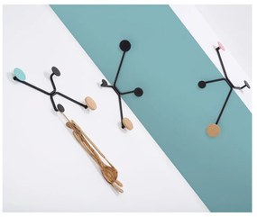 Hook fekete fali akasztó, sarokba - Gazzda