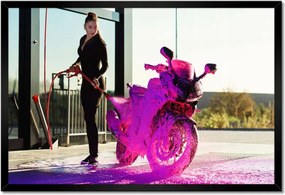 Poszterek keretben 60x40 Színes élet Mosás