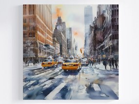 Poszter Akvarell New York Taxi 80x80