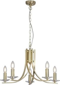 Searchlight 4165-5SB - ASCONA láncos csillár 5xE14/60W/230V