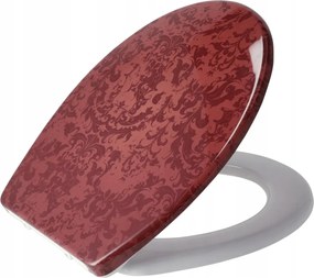 WC-ülőke szabadon ereszkedő Livarno Duroplast Piros 37x44.6cm 51/R-3