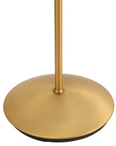 Modern állólámpa bronz LED-del, 3 lépésben dimmelhető, újratölthető - Waldorf