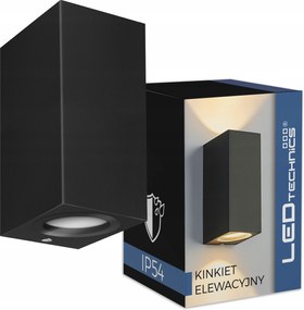 Kültéri Kerti Fali lámpa 2x GU10 Lámpa Homlokzati Fali lámpa