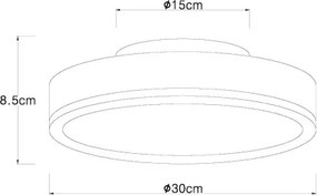 GLOBO 416080WD1R DORO Kerek Mennyezeti Lámpa IP20