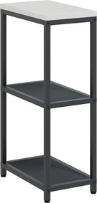 vidaXL Konyhai Tárolás polcokkal Antracit 60 x 50 x 92 cm Acél
