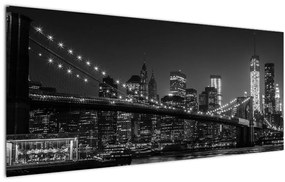 A New York-i Brooklyn-híd képe (120x50 cm)