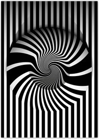 Poszterek A5 Pion Absztrakt fekete-fehér