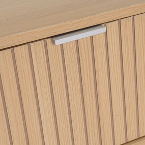 Natúr színű dohányzóasztal tölgyfa dekorral 50x110 cm Mid-Lines – Casa Selección