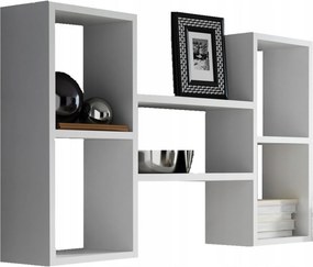 Falra akasztható polc Polon fehér Per könyvespolc