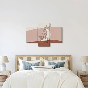 Kép - Boho levelek N⁰2 (90x60 cm)
