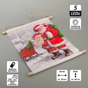 MAXXIVIA Függő fali festmény LED  30 x 40 cm