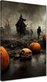 Vászonkép 40x60 Halloween Tökök Sötétség