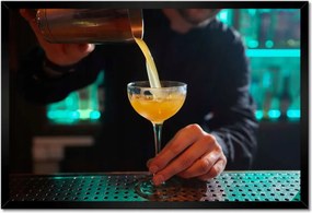 Poszterek keretben 60x40 Alkoholos ital jéggel