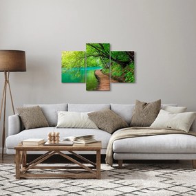 Kép - Plitvicei-tavak (90x60 cm)