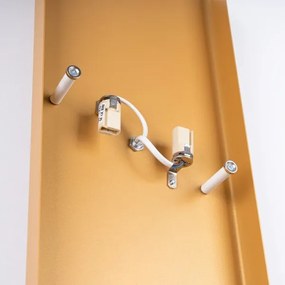 Sollux SL.1353 - Fali lámpa DURLIN 2xG9/8W/230V arany/fehér