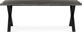 Étkezőasztal 210x100 cm MDF szürke tölgy