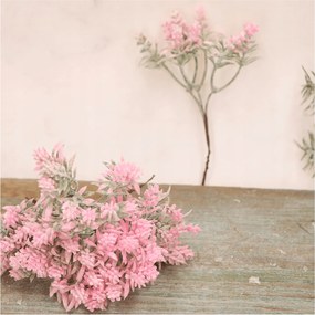 Virágos ág finom rózsaszín árnyalatban 14cm
