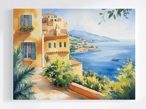 Vászonkép Canvas Déli Tengerpart Kilátás Nap Jacht 80x60