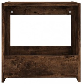 füstös tölgy színű szerelt fa kisasztal 50 x 26 x 50 cm