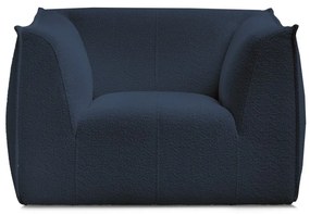 Sötétkék buklé fotel Giorgia – Bobochic Paris