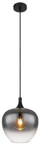 Globo 15548H - Csillár zsinóron MAXY 1xE27/40W/230V átm. 24 cm fekete