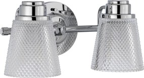 Quintiesse modern fürdőszobai lámpa hudson csiszolt króm elsqn-hudson2-bath IP44