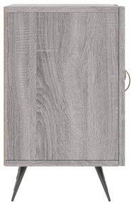 szürke sonoma színű szerelt fa TV-szekrény 150x30x50 cm