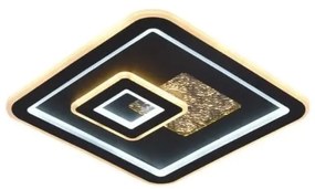 LED Dimmelhető mennyezeti lámpa LED/110W/230V fekete + távirányítás