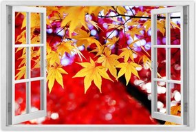 Poszter 60x40 Sárga őszi levél