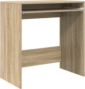vidaXL Asztal fiókkal tárolóval Sonoma tölgy 77,5 x 43 x 79 cm Faanyag