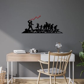 Banksy fém fali dekoráció, 30×70 cm – TR891TNL2293