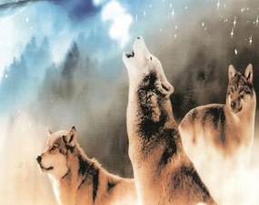 Agynemű GERDA WOLVES 140X200 cm