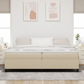 Boxspring Ágy Világos Zöld Szürke 200x200 cm Corduroy Szövet