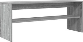 vidaXL TV szekrény Szürke Sonoma 100 x 30 x 40 cm Faanyag