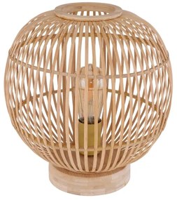 Globo 15368T - Asztali lámpa HILDEGARD 1xE27/60W230V bambusz