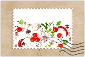 Poszter 60x40 Friss kakukkfű gyógynövények