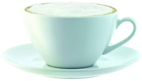 LSA International LSA Dine csésze csészealjjal 0,35 l, 4 db fehér készlet