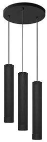 BOWI Csillár zsinóron KARADON 3xGU10/30W/230V fekete SKU012873