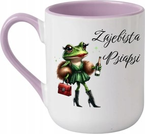 Békás kutya humoros bögre barátnőnek 330 coffee lila