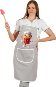 EMI Pasta konyhai kötény, Fehér