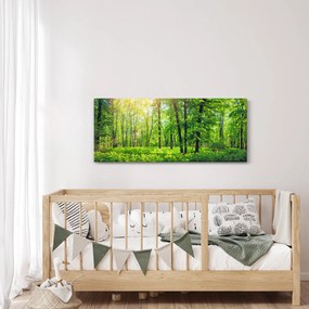 Kép - Tavaszi lomberdő (120x50 cm)
