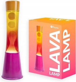 Lava ombre lámpa rózsaszín-narancssárga 39,5 cm