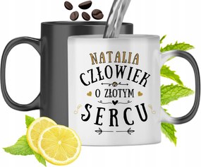 Mágikus Bögre Natali Fekete Színváltós, fényképes nyomattal