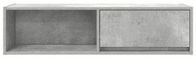 betonszürke szerelt fa TV-szekrény 100x31x25,5cm