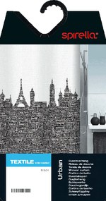 Zuhanyfüggöny 180x200 cm Urban – Spirella