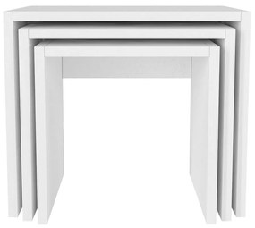 Zariel White kisasztal szett, 3 db