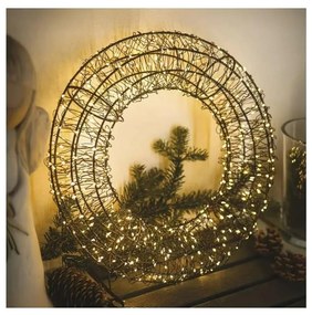 LED karácsonyi dekoráció, 480 LED, 230V, átmérő 38 cm